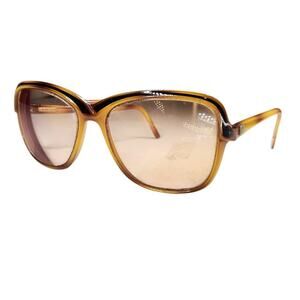 Vintage Jacques Fath Prescription Sunglasses 70s 1970s Brown Black